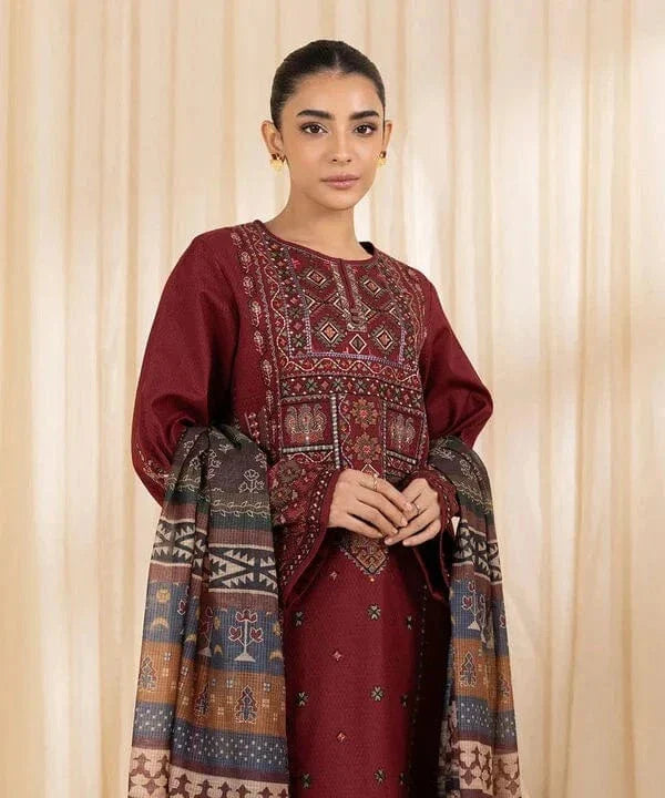 Sapphire SP-715 Lawn Embroidered 3pc