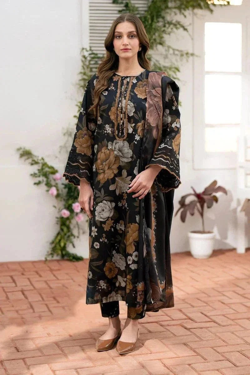 Sapphire D-100 Lawn Printed 3pc