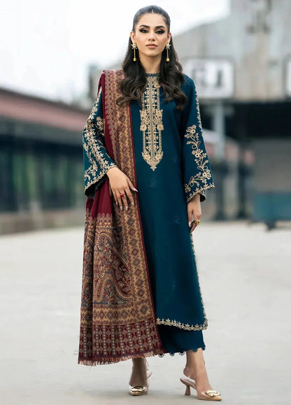 Eid Collection COCO-145 Dhanak Embroidered 3Pc Wt
