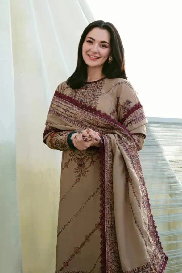 Florant Flo-185 Embroidered Dhanak 3pc