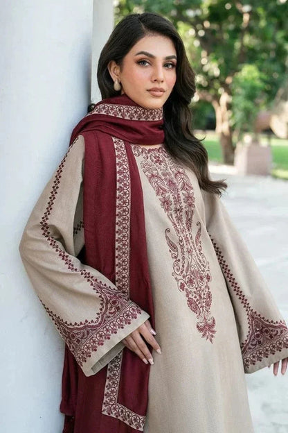Sapphire D-99 Embroidered Dhanak 3pc
