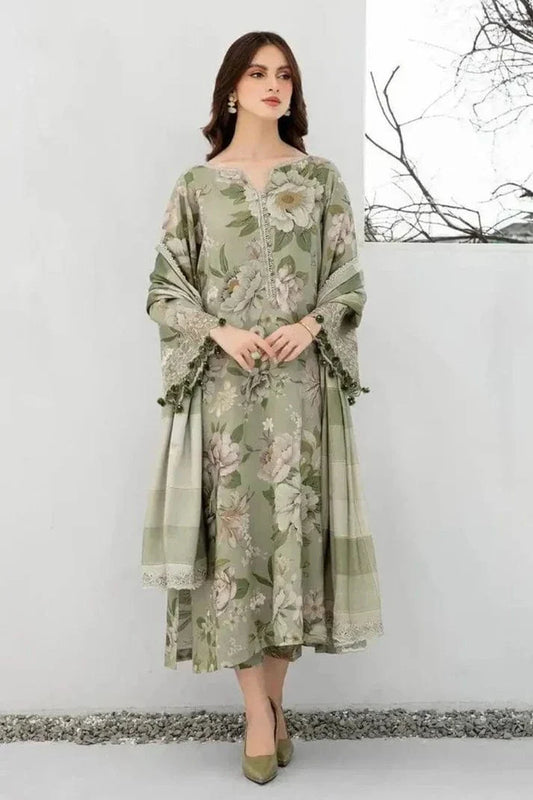 Sapphire D-792 Lawn Printed 3pc