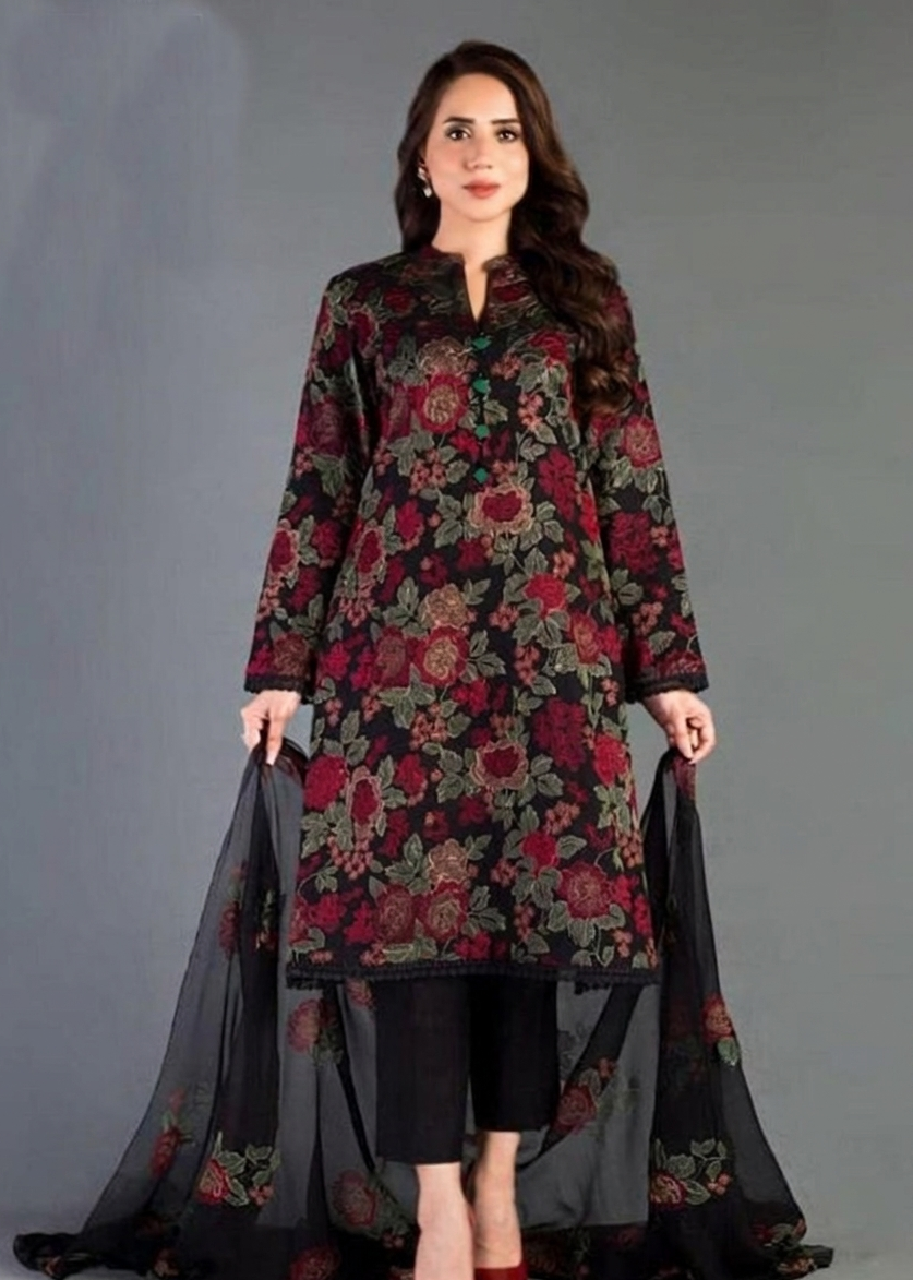 Bareeze Black EID Collection Embroidered (3P)Three Piece Lawn Collection