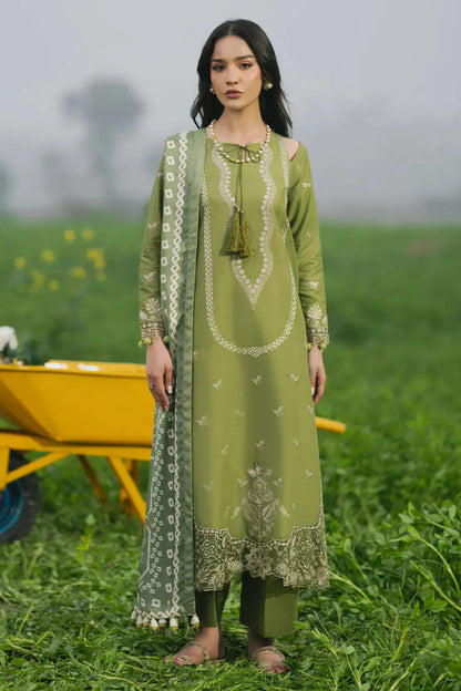 Izel D-2888 Embroidered Lawn 3pc