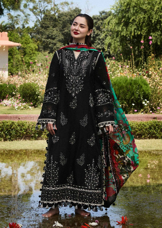 Hussain Rehar Embroidered lawn Three Piece